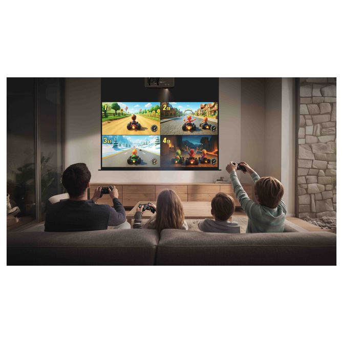 Projektor Optoma PHOTON PK52 4K UHD, laserski vir, 3500 ANSI lumnov, kontrast 1500000:1, pametni projektor 6