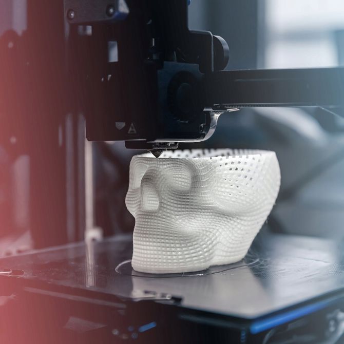 PLA filament 1kg polnilo za 3D tiskalnik bel 1,75mm 5