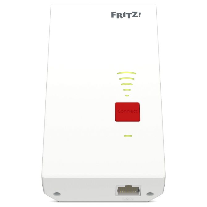 Podaljševalec signala FRITZ! Repetitor 2700 Wi-Fi 7, do 6,5 Gbit/s, 2,5 Gb LAN, WPA3, enostavna namestitev, bel/siv 4