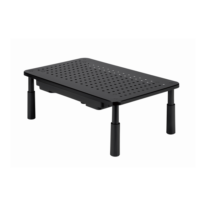 Podstavek za monitor Gembird MS-TABLE-D-01, nastavljiv, 37×23,5 cm, jeklen, črne barve 2