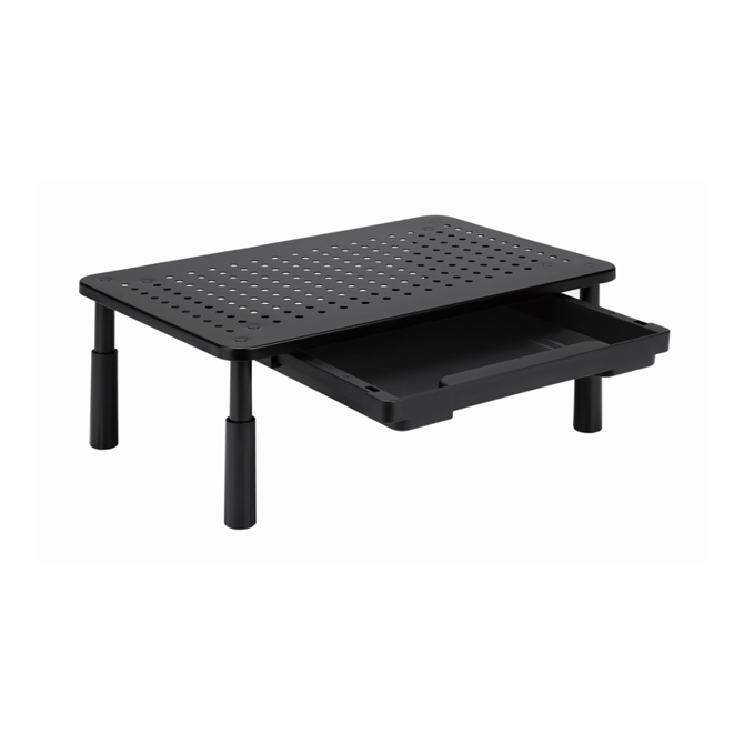 Podstavek za monitor Gembird MS-TABLE-D-01, nastavljiv, 37×23,5 cm, jeklen, črne barve 4
