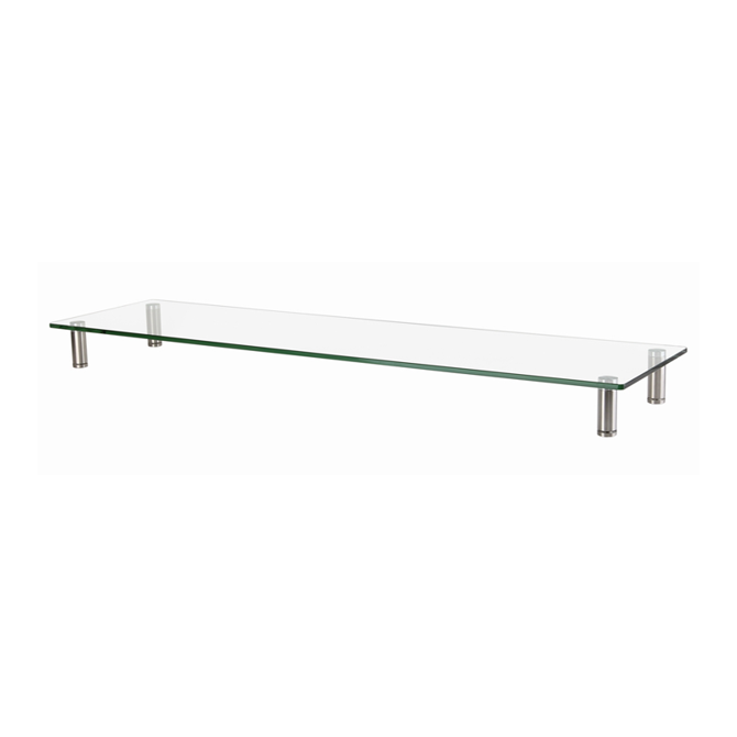 Podstavek za monitor Gembird MS-TABLE-GL-01, 100 cm širina, kaljeno steklo, nastavljiva višina, nosilnost 20 kg 3