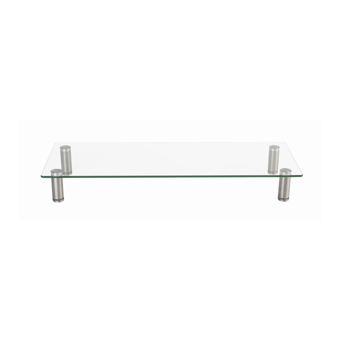 Podstavek za monitor Gembird MS-TABLE-GM-01, 58 cm širina, kaljeno steklo, nastavljiva višina, nosilnost 20 kg 2