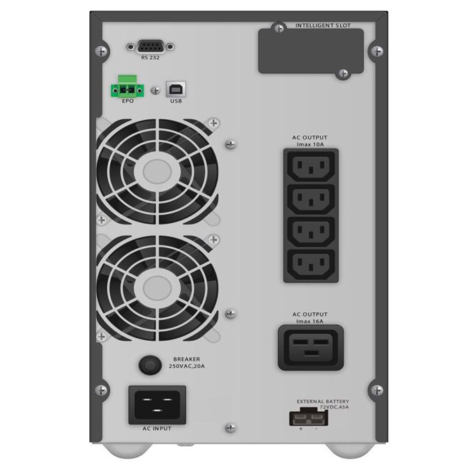 UPS brezprekinitveno napajanje PowerWalker VFI 3000 TGB Online, 3000 VA, 2700 W 2