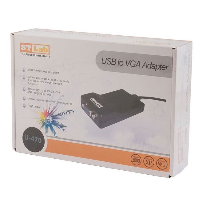 Pretvornik USB - VGA  U-470 STLab 2