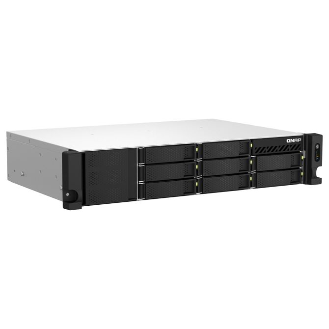 NAS sistem Qnap TS-873AeU-RP 8 ležišč SATA 6Gb/s, 2,5 GBe, polgloboko ohišje, tiho delovanje, oddaljeno upravljanje 3
