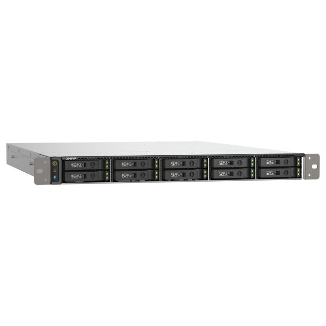 NAS sistem Qnap TS-H1090FU-7232P-64G, 10x U.2 NVMe, AMD EPYC 7302P 16 jeder, 64GB DDR4 ECC, rack 1U, QuTS hero (ZFS) 3