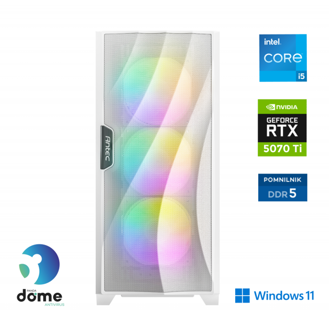 Osebni računalnik ANNI Gamer Extreme i5-14400F/32GB/SSD 2TB NVMe/RTX 5070 Ti/Win11Home 2