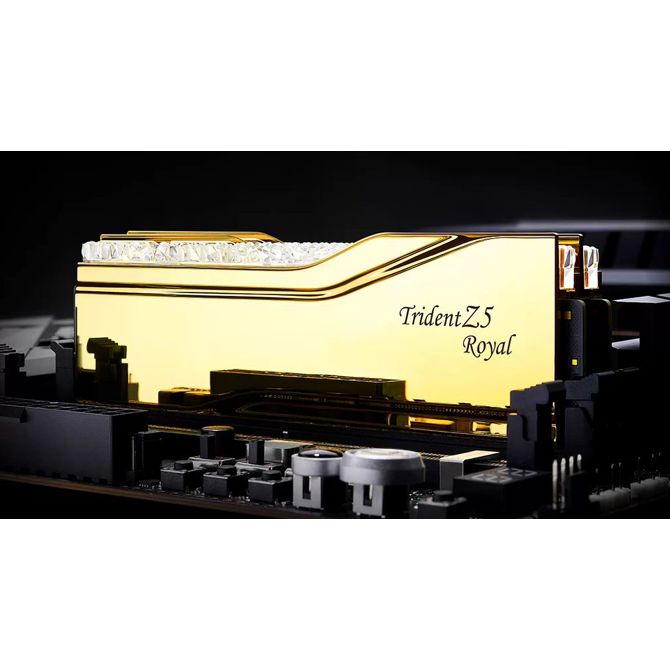 RAM G.Skill DIMM 32 GB DDR5-7200 (2x 16 GB) Dual-Kit (F5-7200J3445G16GX2-TR5G, Trident Z5 Royal, INTEL XMP) 2