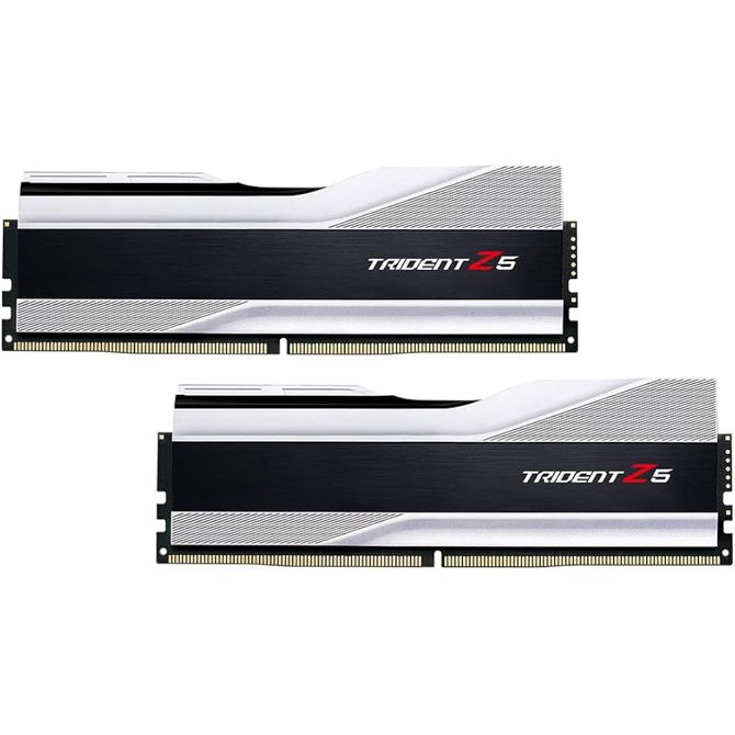 RAM G.Skill DIMM 64 GB DDR5-6000 (2x 32 GB) Dual-Kit (1,1 V, CAS CL 32, F5-6000J3238G32GX2-TZ5S, Trident Z5, INTEL XMP) 2