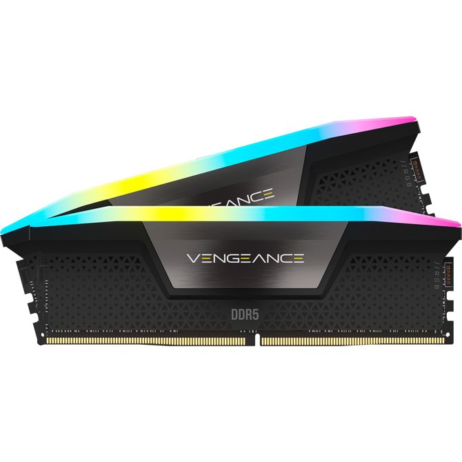 RAM Corsair DIMM 64 GB DDR5-6000 (2x 32 GB),CMH64GX5M2B6000C30, RGB, črna 2