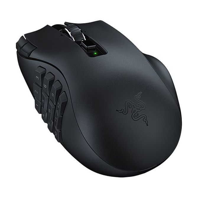 Miška Razer Naga V2 HyperSpeed brezžična, 30000 DPI, 19 programabilnih tipk, optični senzor, črna 3