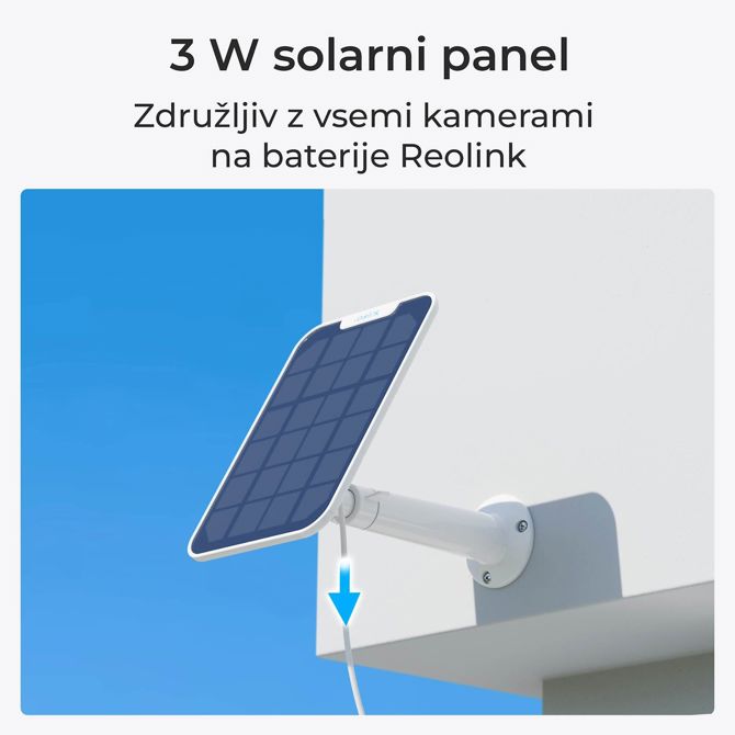Reolink IP Kamera Argus serija B330 5MP, Zunanja, Baterijska, Barvni nočni vid +Solarni Panel BWC2K02SP 4