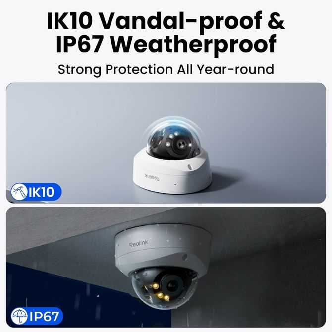 Reolink IP Kamera Duo serija P757 POE, 16MP, 180° stopinj, IK10 Odporna, Sled gibanja PCDUOB8K02 5