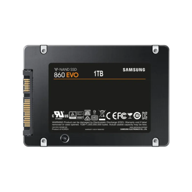 Samsung 1TB 860 EVO SSD SATA3 2.5 disk - MZ-76E1T0B/EU 3