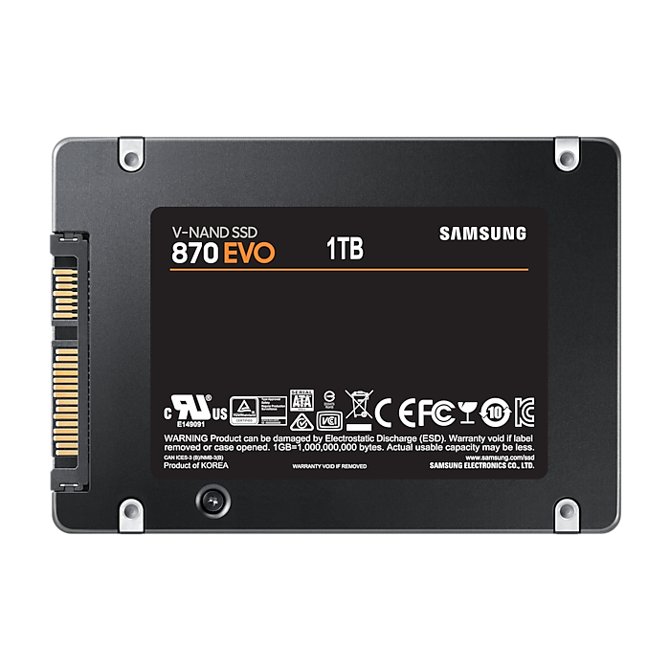 Samsung 1TB 870 EVO SSD SATA3 2.5 disk 2