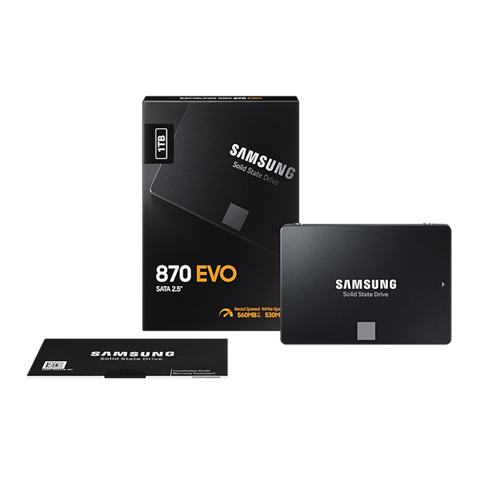 Samsung 1TB 870 EVO SSD SATA3 2.5 disk 3