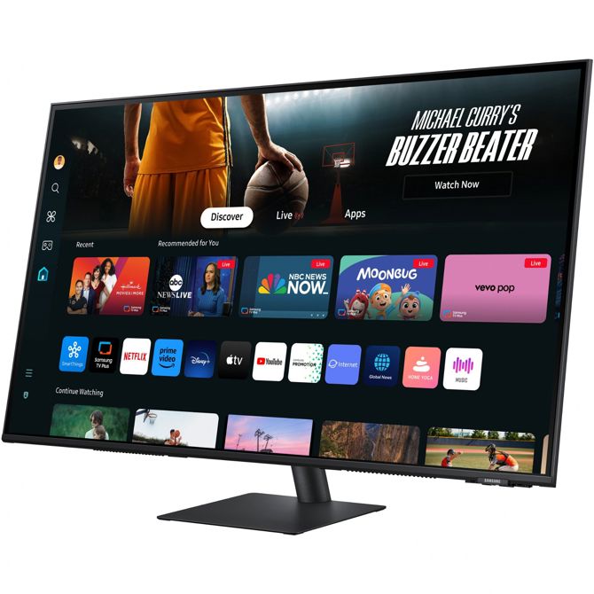 Monitor Samsung S43DM702UU M70D 109,2 cm (43), 3840 x 2160 (QHD), VA, 300 cd/m2, 16:9, 60Hz, 20W, USB_C 65W, HDMI 5