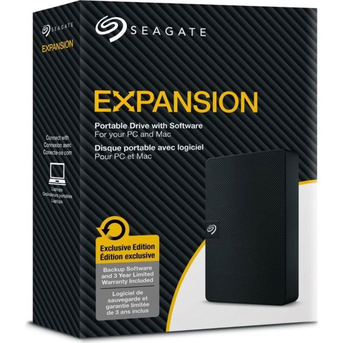 Zunanji trdi disk SEAGATE 4TB 6,35cm (2,5) Expansion Portable USB 3.0 - STKM4000400 6