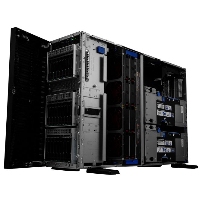 Strežnik HPE ProLiant ML350 Gen11 Intel Xeon Silver 4510 2.4GHz 12c 1P 2x32GB-R 8SFF NS204i-u MR408i-o 2x1000W napajalnik EU strežnik 4