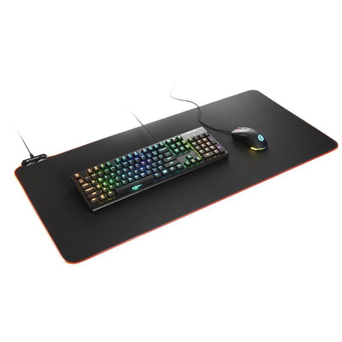 SHARKOON 1337 RGB V2 900 črna mat podloga za miško in tipkovnico 4