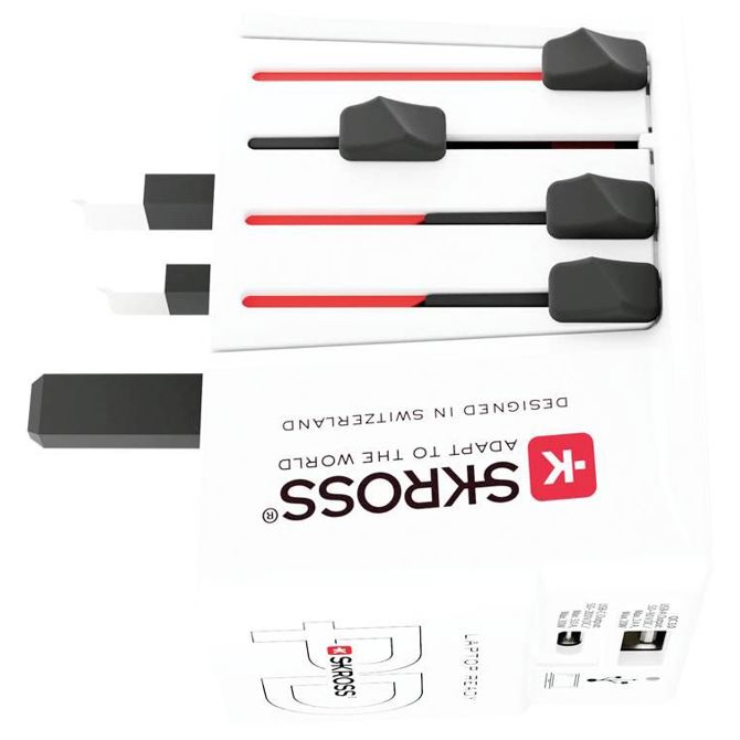 Potovalni adapter Skross 1.302974, univerzalni, do 250 V, 10 A, več kot 150 držav 2