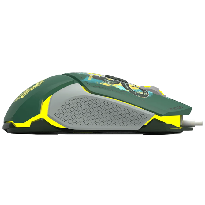 Gaming miška Spawn Harry Potter Slytherin, 12800 DPI, 7 programabilnih gumbov, RGB osvetlitev, USB 5