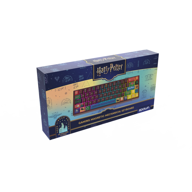 Gaming tipkovnica Spawn Harry Potter Magnetic Keyboard, 68 tipk, magnetna mehanska stikala, 8000 Hz, RGB osvetlitev 6