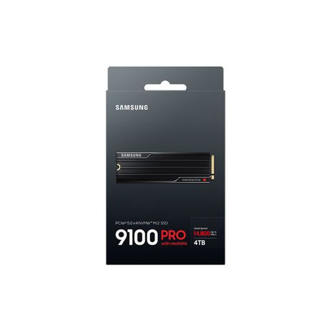 Vgradni SSD disk SSD 4TB M.2 80mm PCI-e 5.0 x4 NVMe 2.0, V-NAND TLC, Samsung 9100 PRO HeatSink (MZ-VAP4T0CW) 4
