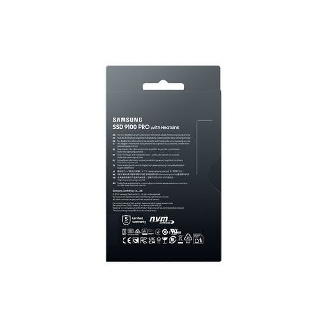 Vgradni SSD disk SSD 4TB M.2 80mm PCI-e 5.0 x4 NVMe 2.0, V-NAND TLC, Samsung 9100 PRO HeatSink (MZ-VAP4T0CW) 5