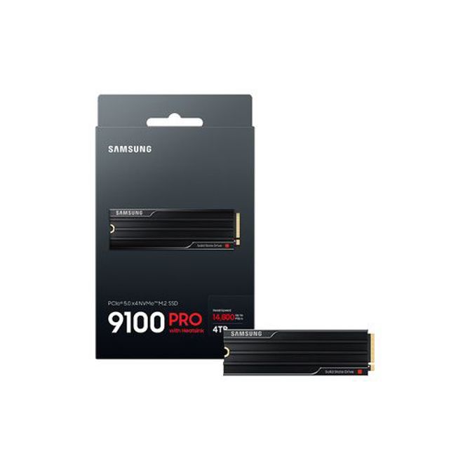 Vgradni SSD disk SSD 4TB M.2 80mm PCI-e 5.0 x4 NVMe 2.0, V-NAND TLC, Samsung 9100 PRO HeatSink (MZ-VAP4T0CW) 6