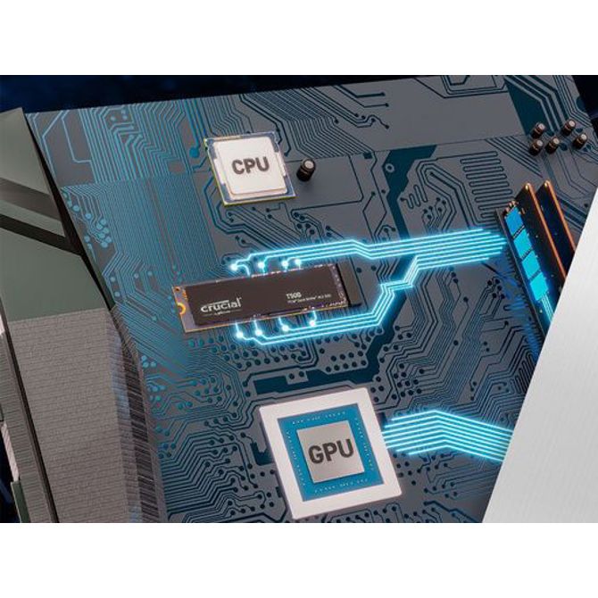 Vgradni SSD disk 500GB M.2 80mm PCI-e 4.0 x4 NVMe, CRUCIAL T500 3