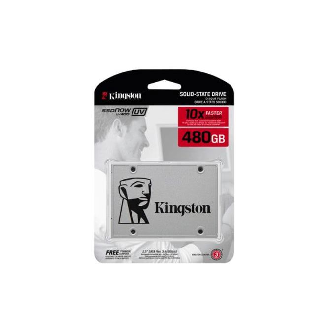 SSD Kingston 480GB UV400, 2,5, SATA3.0, 550/500 MB/s (SUV400S37/480G) 2