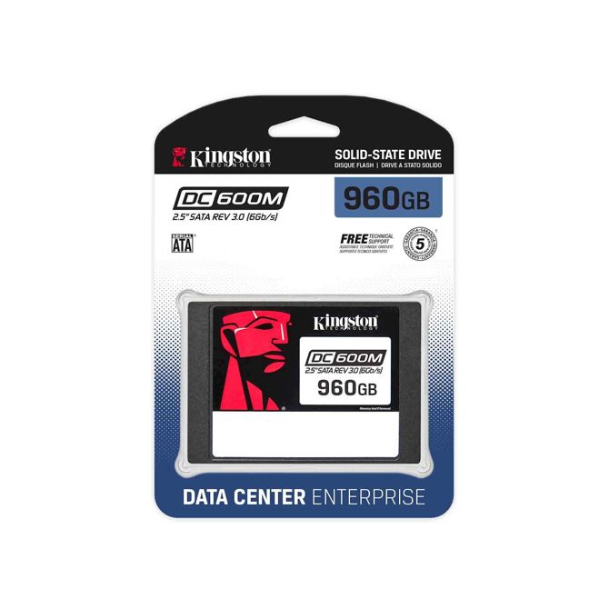 Vgradni SSD disk Kingston 960GB DC600M, 2,5, SATA3.0, 560/530 MB/s, za podatkovne centre SEDC600M/960G 2