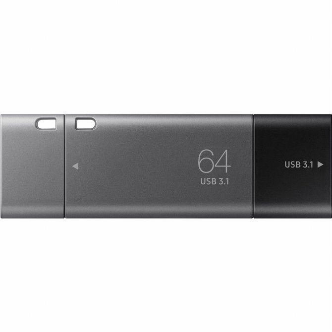 STICK 64GB USB 3.1 Samsung Duo Plus Type-A/Type-C grey 2
