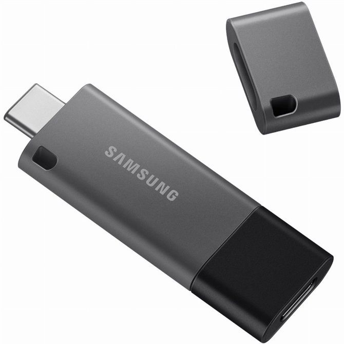 STICK 64GB USB 3.1 Samsung Duo Plus Type-A/Type-C grey 3