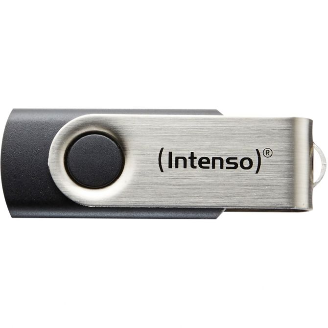 STICK 8GB USB 2.0 Intenso Basic Line Black/Silver 2
