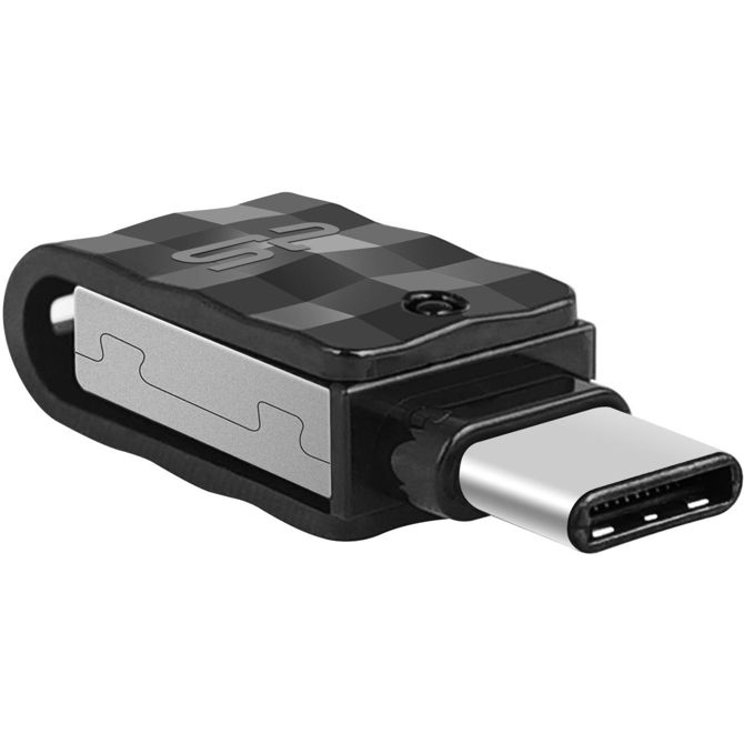 USB ključek 32GB Silicon Power Type-C C31 črne barve 4