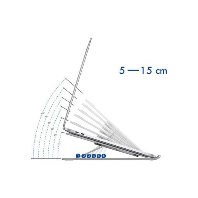 Stojalo za prenosnik, 10-15.6'', aluminij, Ewent EW1266 3
