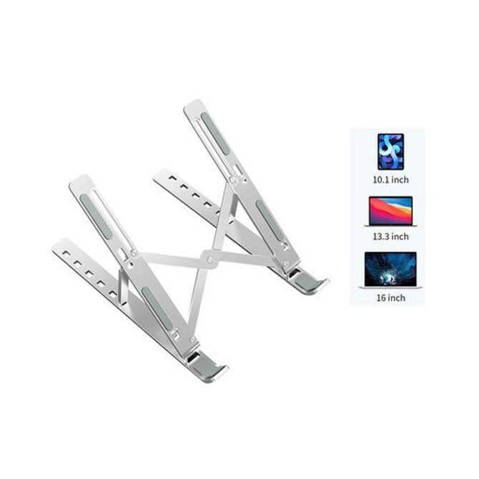 Stojalo za prenosnik, 10-15.6'', aluminij, Ewent EW1266 4