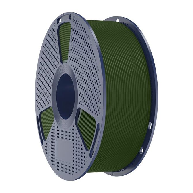 Filament za 3D tiskanje Sunlu PLA HS OG olivna barva, visokohitrostni, profesionalna kakovost, brez opor do 70°, hitro strjevanje 5