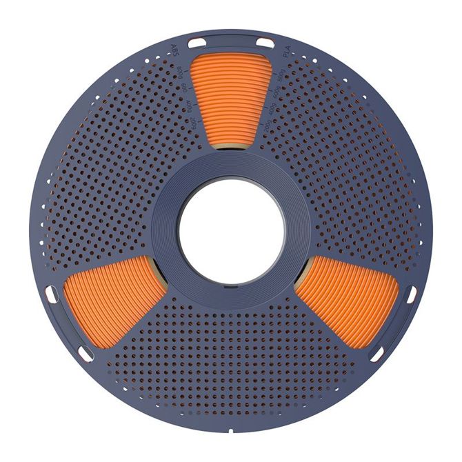Filament za 3D tiskanje Sunlu PLA+ SO sončno oranžna, 1,75 mm, visoka vzdržljivost, enakomerno navit, natančnost ±0,02 mm, široka združljivost 3