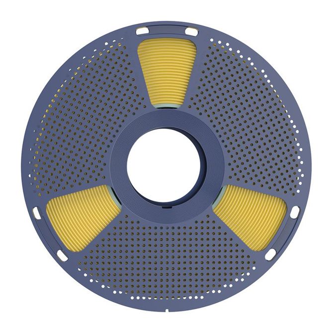 Filament za 3D tiskanje Sunlu PLA+ HS Y rumen, za visokohitrostno tiskanje, odličen oprijem, premer 1,75 mm, visoka natančnost ±0,02 mm, povečana udarna trdnost 5