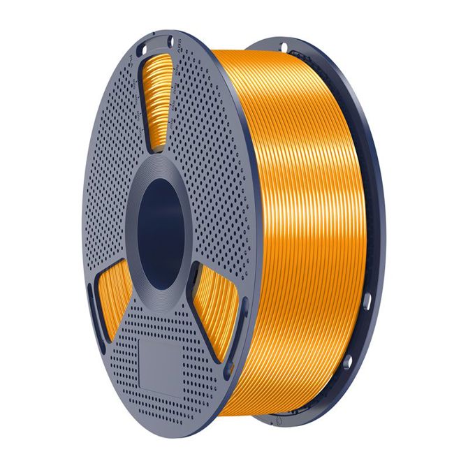 Filament za 3D tiskanje Sunlu PLA+ svileni medenina, sijajen svilnat zaključek, visoka dimenzijska natančnost ±0,02 mm, minimalno krčenje, enostavno tiskanje, široka združljivost 4