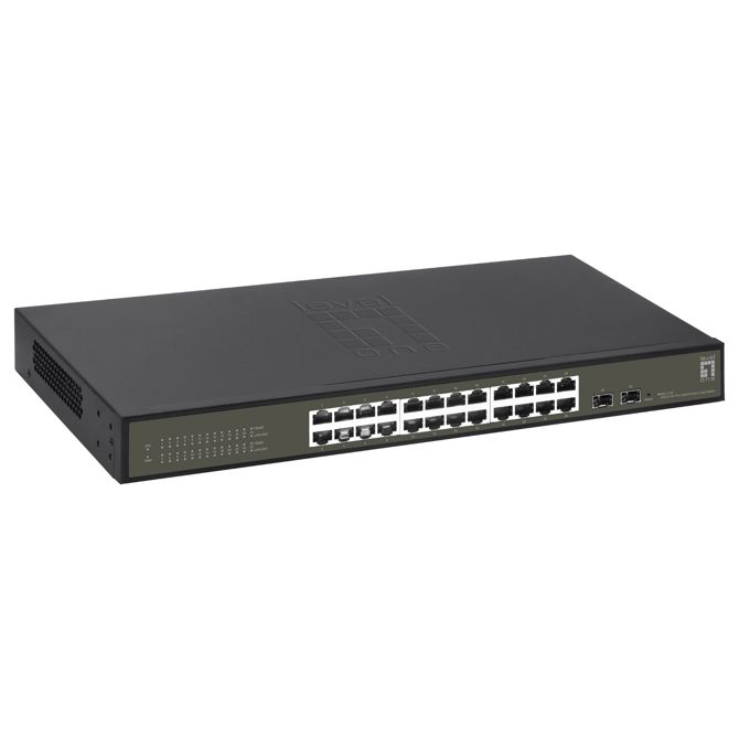 Stikalo 24x GE GES-2126 2xGSFP 19" Hilbert 4