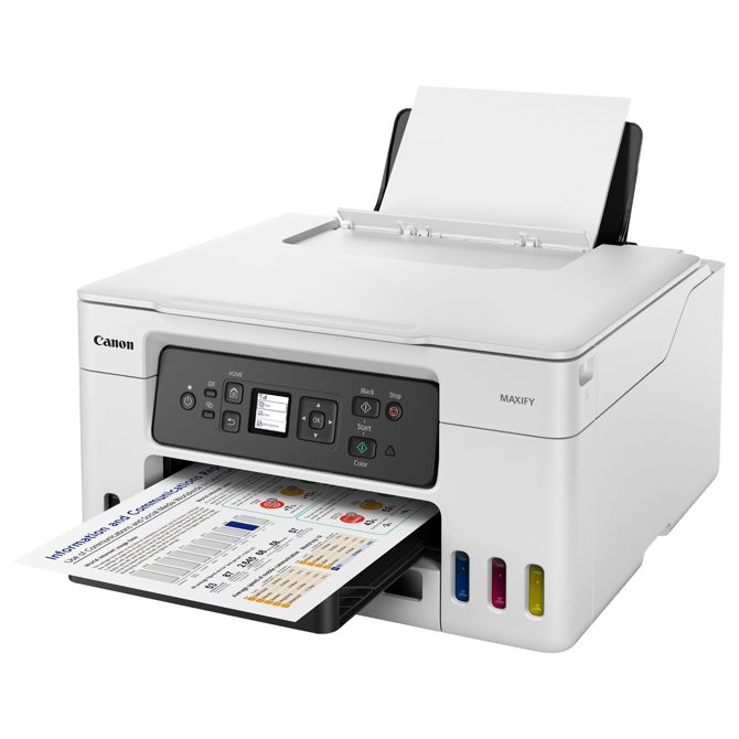 Multifunkcijski brizgalni tiskalnik Canon Maxify GX3050, USB, WLAN, kopiranje, skreniranje, bela 2