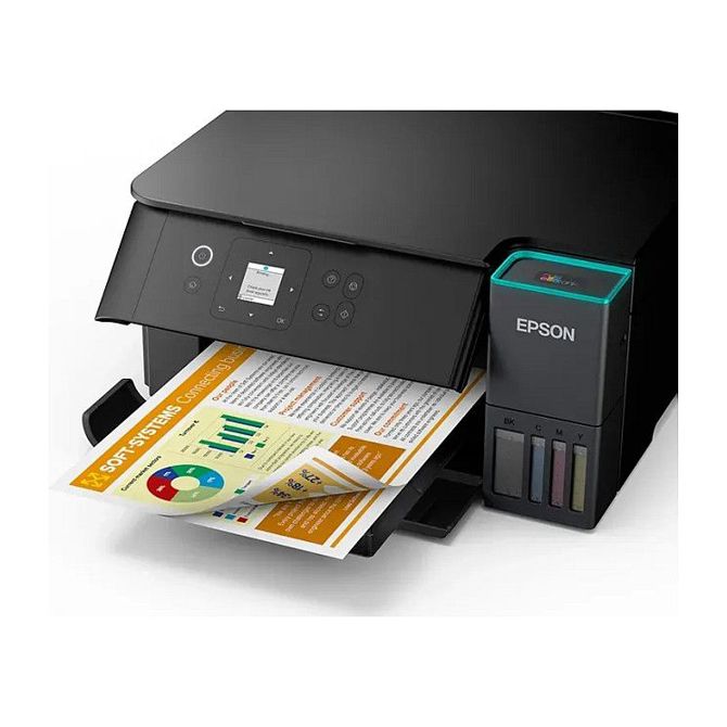 Multifunkcijski brizgalni tiskalnik Epson EcoTank ET-2950 A4, Wi-Fi, barvno tiskanje, obojestransko, LCD zaslon 5