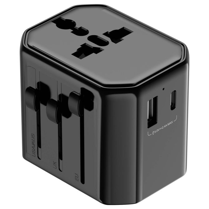 Potovalni adapter Technaxx TX-358 (5335), univerzalna uporaba, 100–250 V, večstopenjska zaščita 2