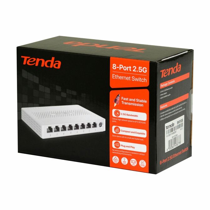 Tenda stikalo 2,5 Giga 8-port SM108 5