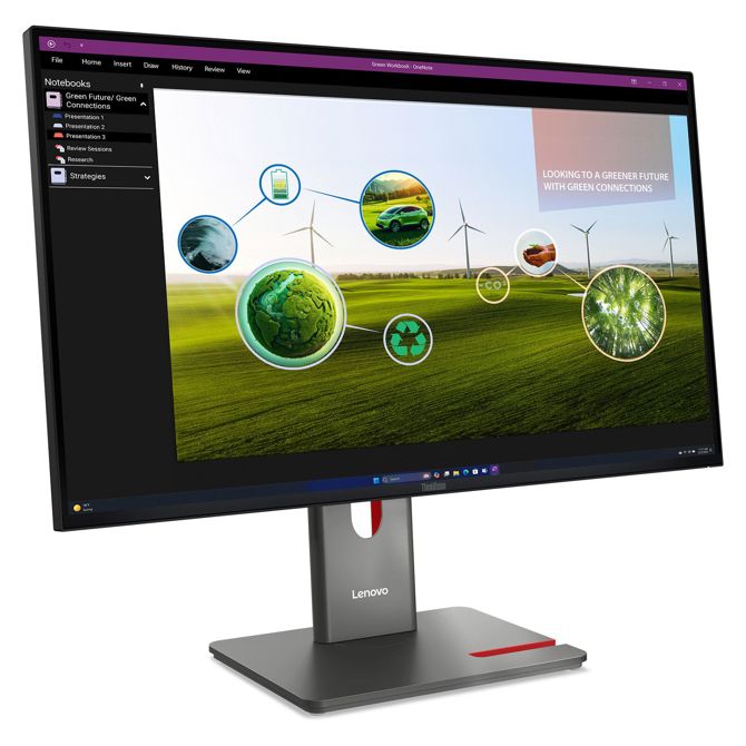 Monitor Lenovo ThinkVision P27Q-40 27, QHD IPS, 120Hz, HDR10, USB-C 4